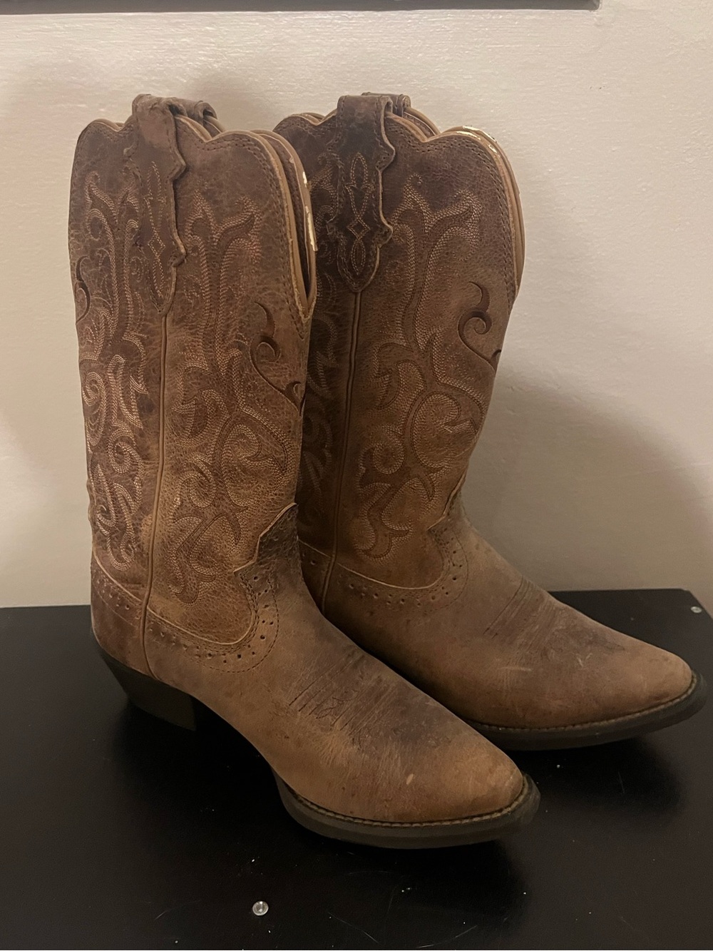 Justin Western Cowgirl Boots- 7